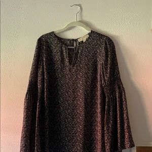 Michael Kors peplum sleeve shirt.